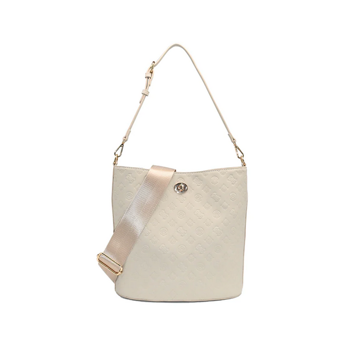 Ivory bucketbag - Beige