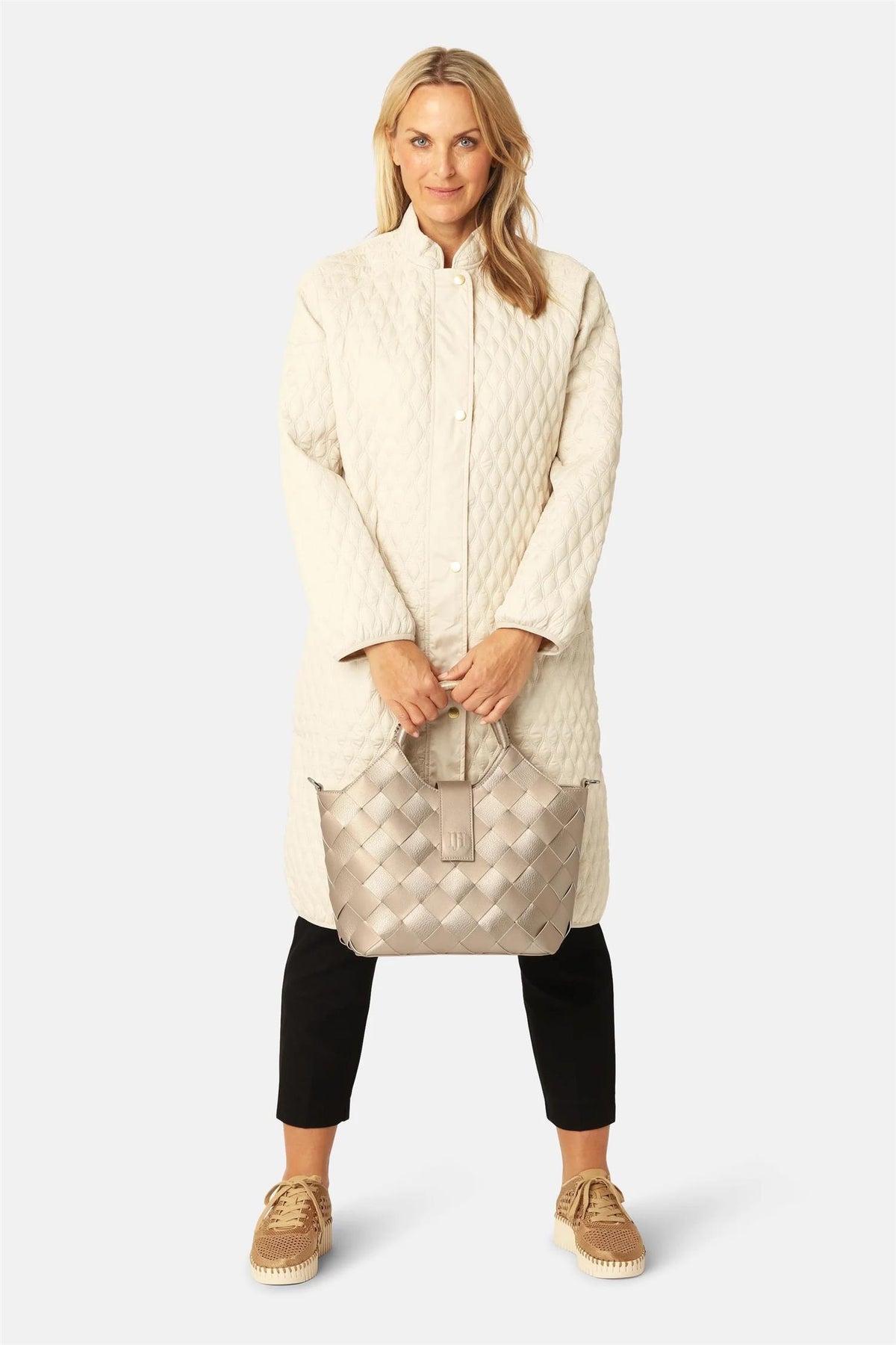 Braided Handbag Platin