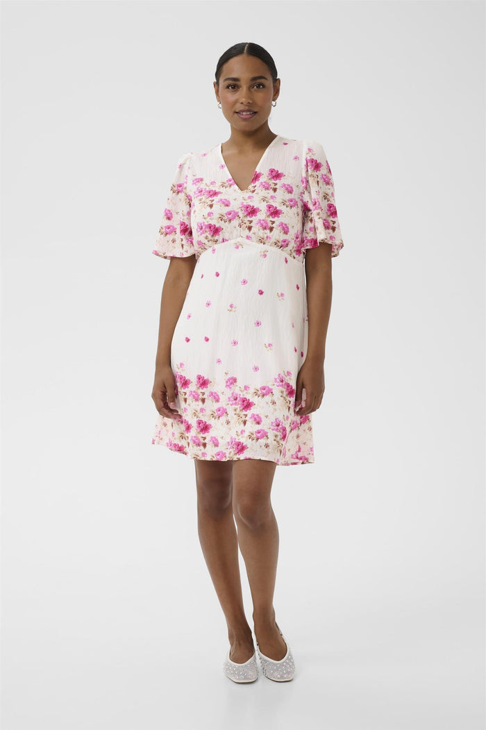 KArosine Dress White Rose