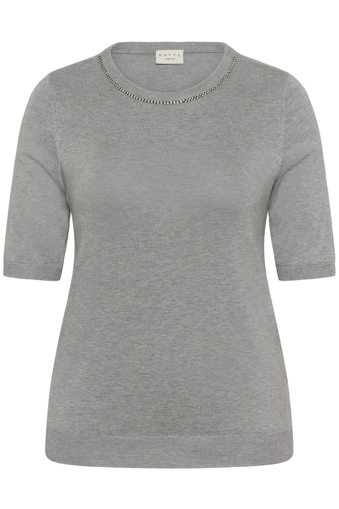 KCcarla Knit Pullover Grey Melange