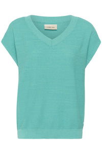 CREvisa Knit Blouse Ceramic