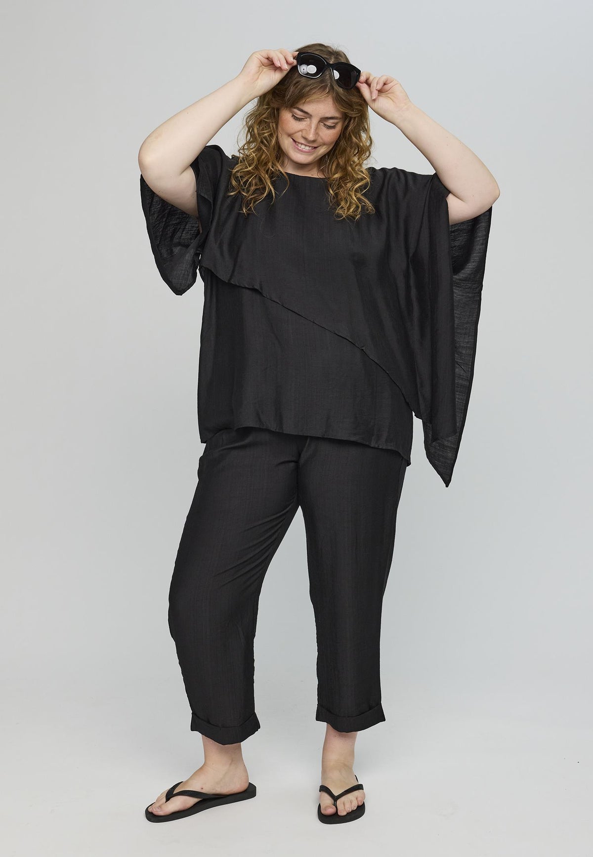 SAthena Blouse Black
