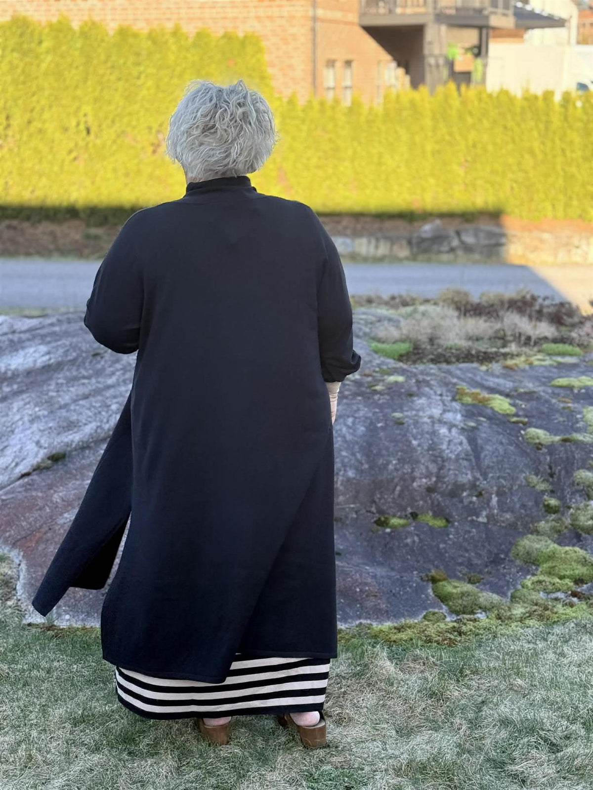 GKelsey Long cardigan Black