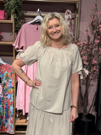 Vicky Oda Blouse Sand
