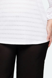 Bluse Broderie Hvit