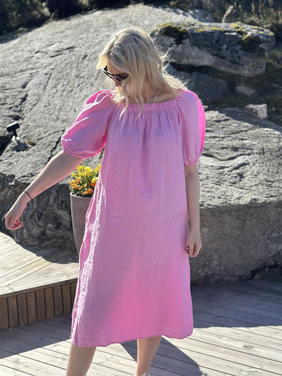 Kjole Square Pink