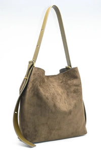 Karoline Bucketbag - Olivengrønn