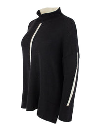 Genser Stripe - Sort