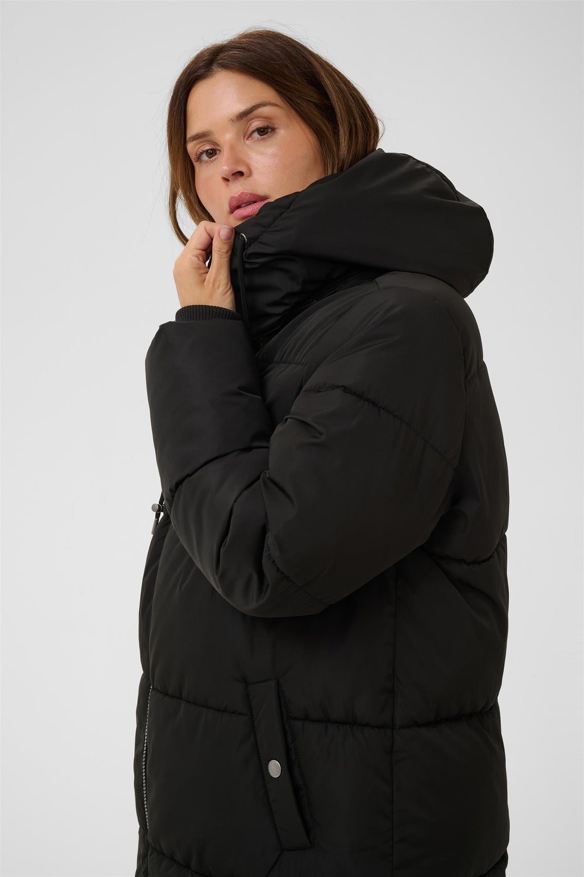 KCnikole Padded Coat - Black