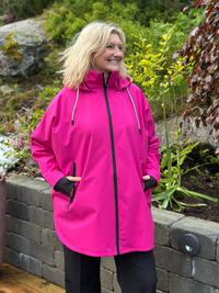 Regnjakke Fuchsia