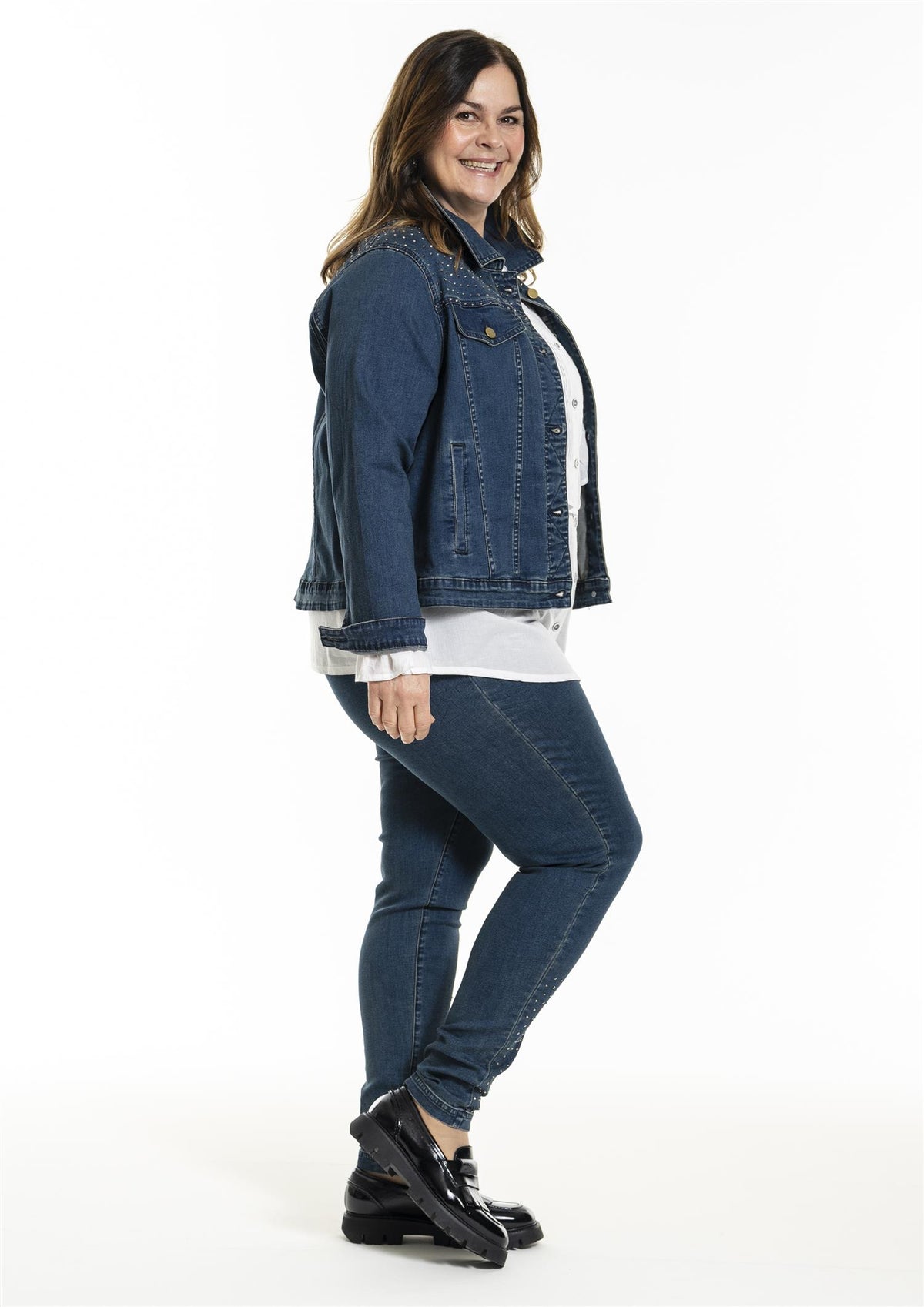 GMaya Denim Jacket with stone