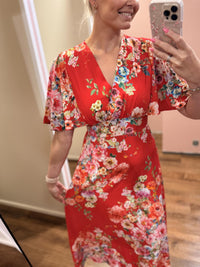 PERNILLE ROSE LONG DRESS Red