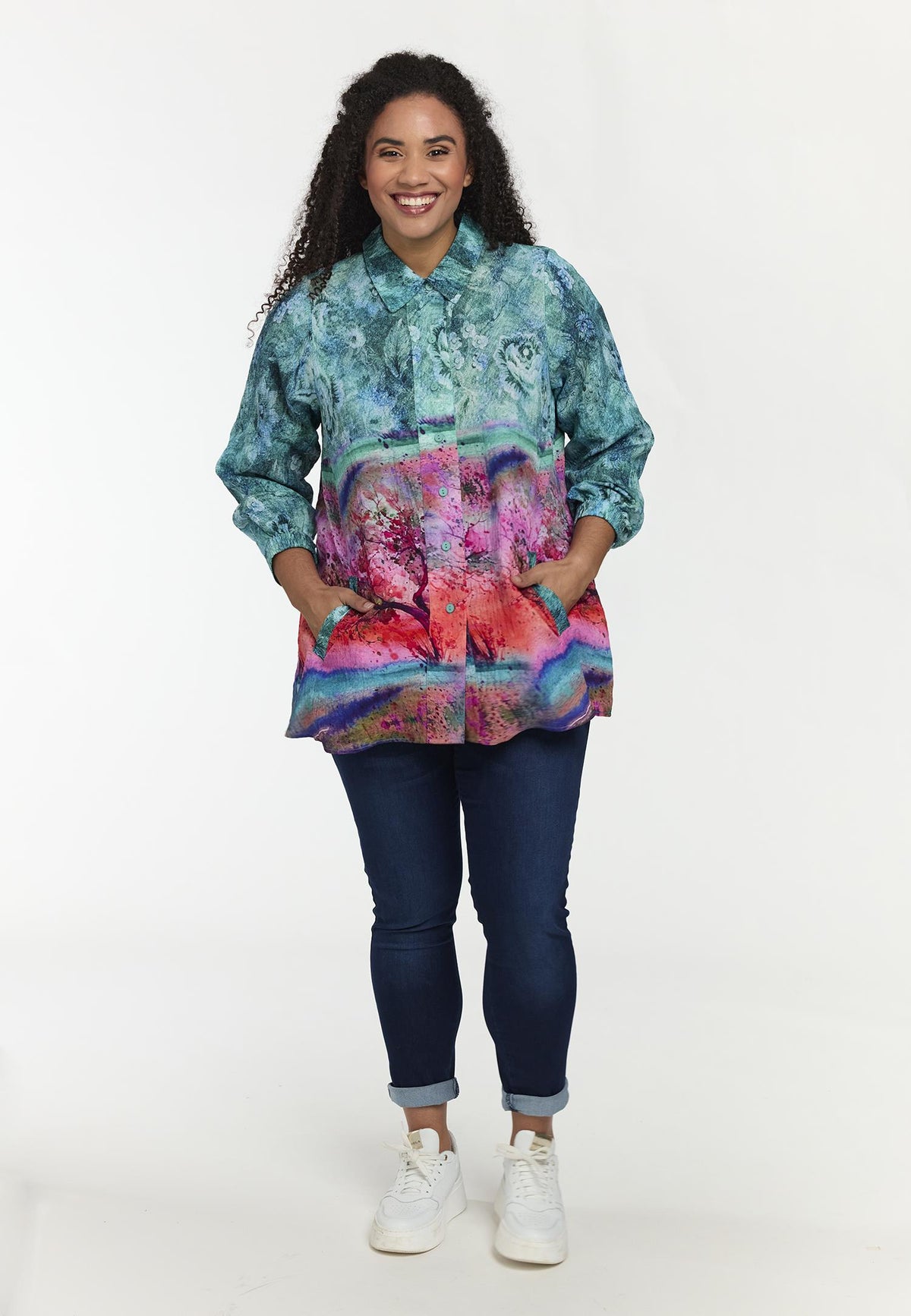SVilma Shirt Blue/Pink