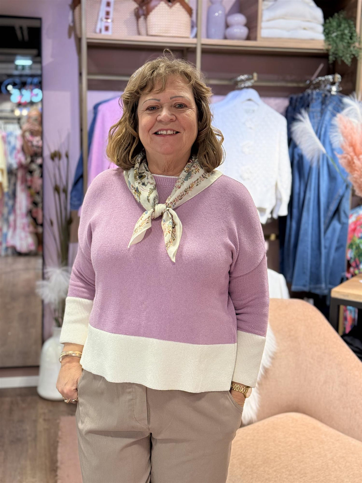 Skjerf lite Kolibri Rosa