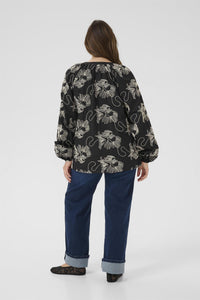 KCkimmie Blouse Black Chalk Embr