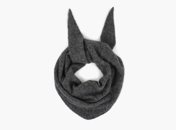 Nohr Triangle Mohair Skjerf Kullgrå