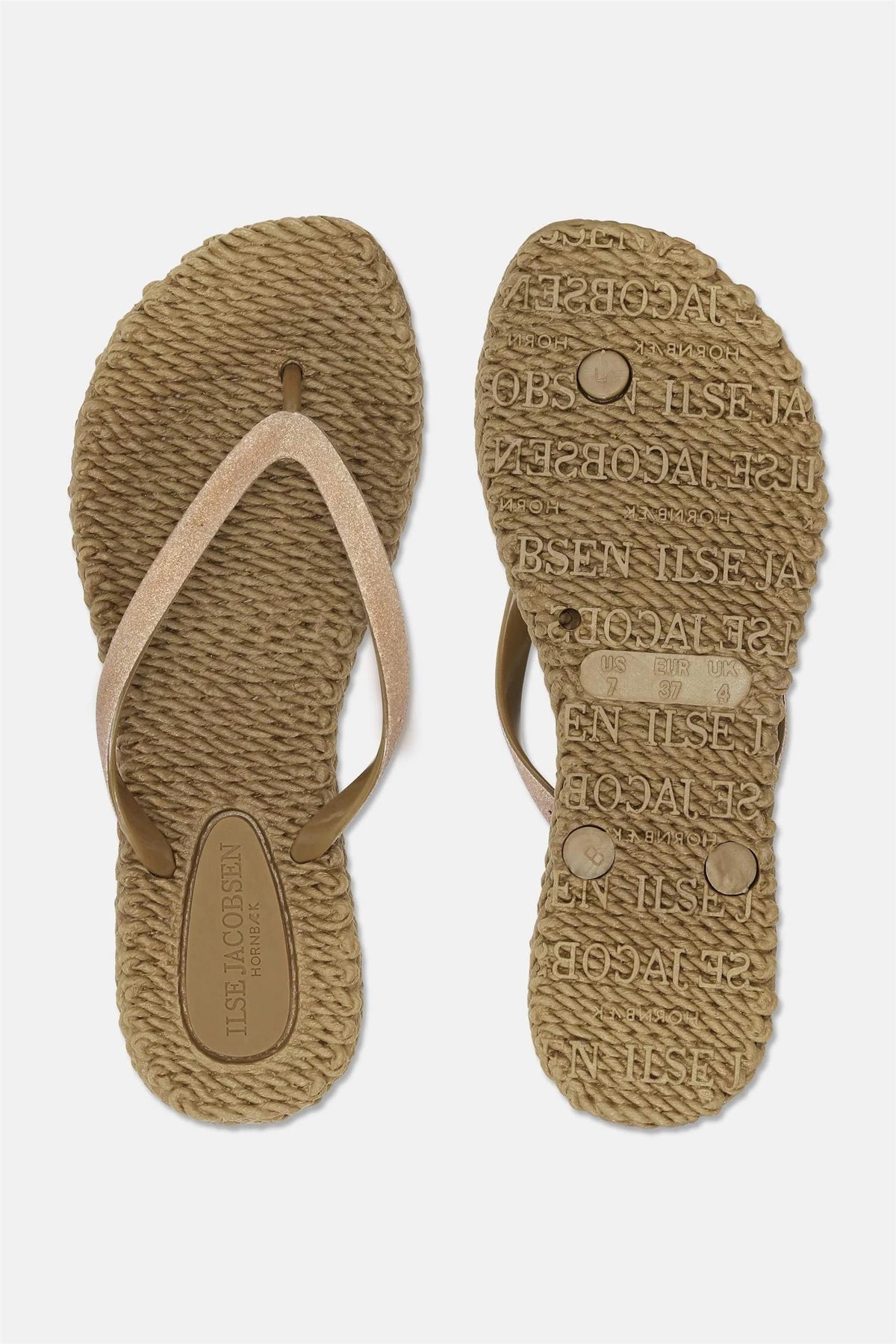 Cheerful Flip Flop w. Glitter Goldy