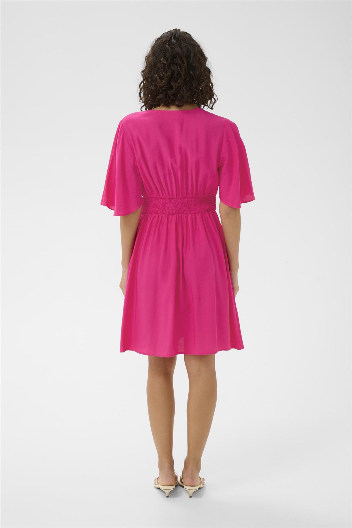 KAsirenaa Short Dress Beetroot Purple