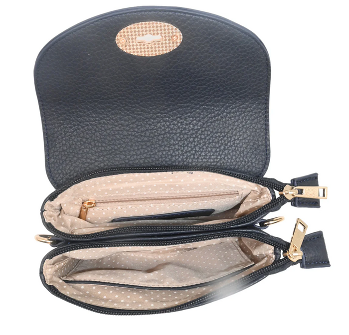 Danielle Mini Clutch Navy