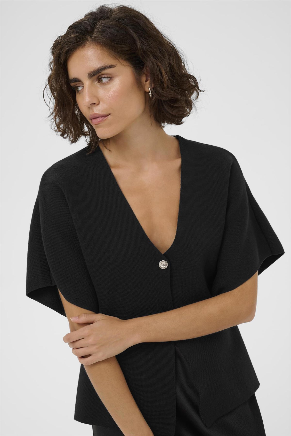 KAjessica Cardigan Black Deep