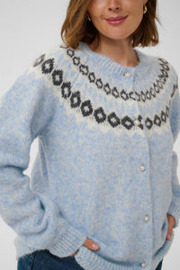 KCbettany Cardigan - Light Blue Melange