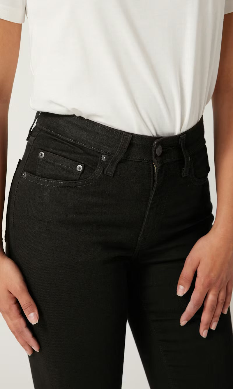 Levis 726 High Rise Flare Midnight Gaze (Sort)