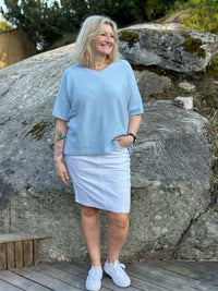 Genser Mona Lys blå