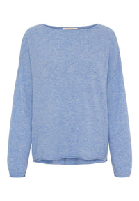 Genser 100% Cashmere, Blue Melange
