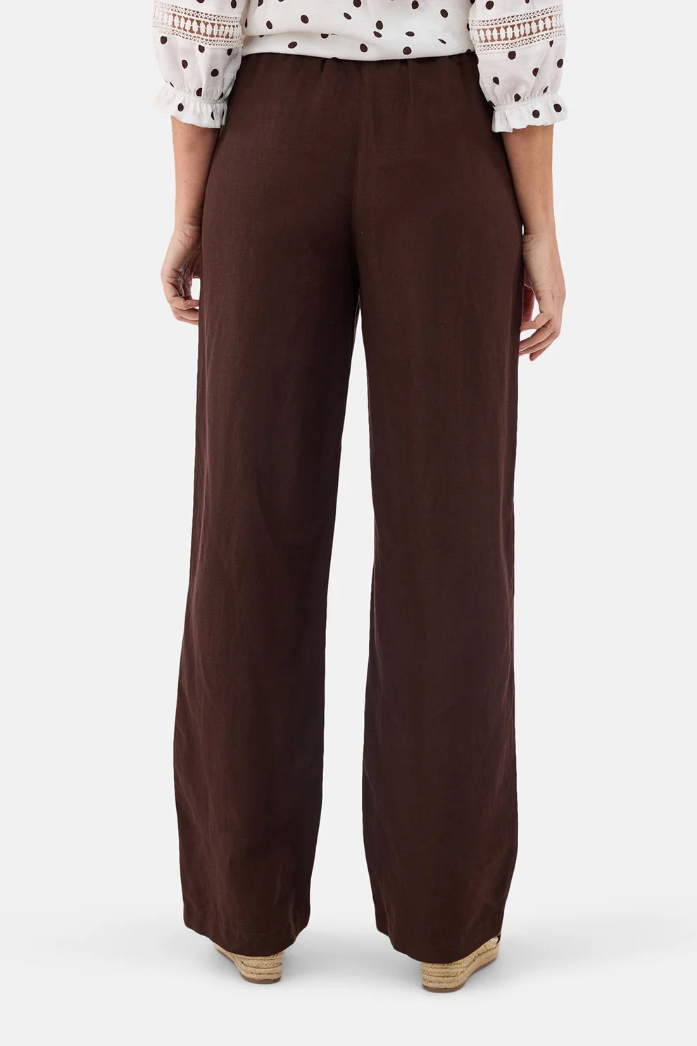 Bukse Lin 82cm Coffee Bean