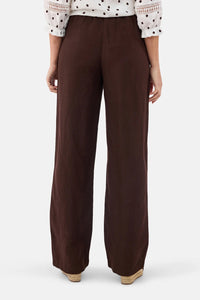 Bukse Lin 82cm Coffee Bean