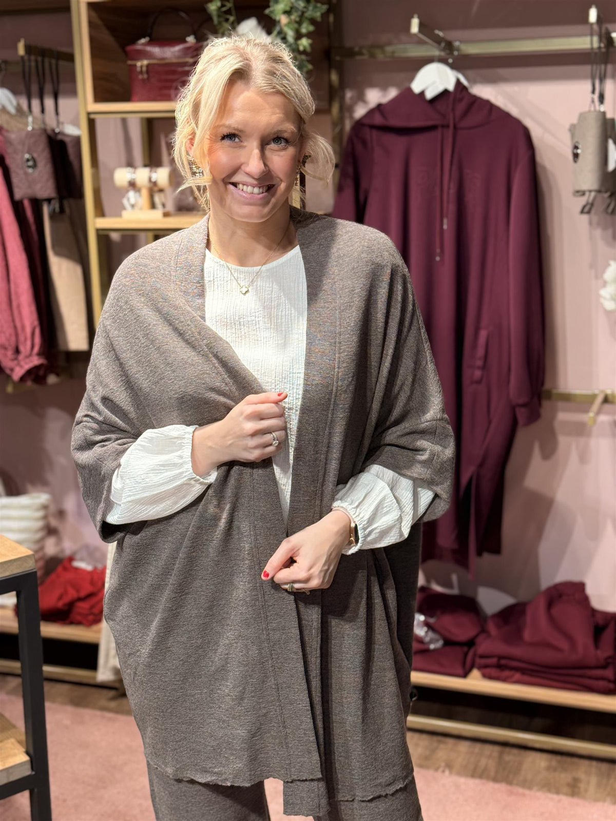 Cardigan Extra Earth Melange