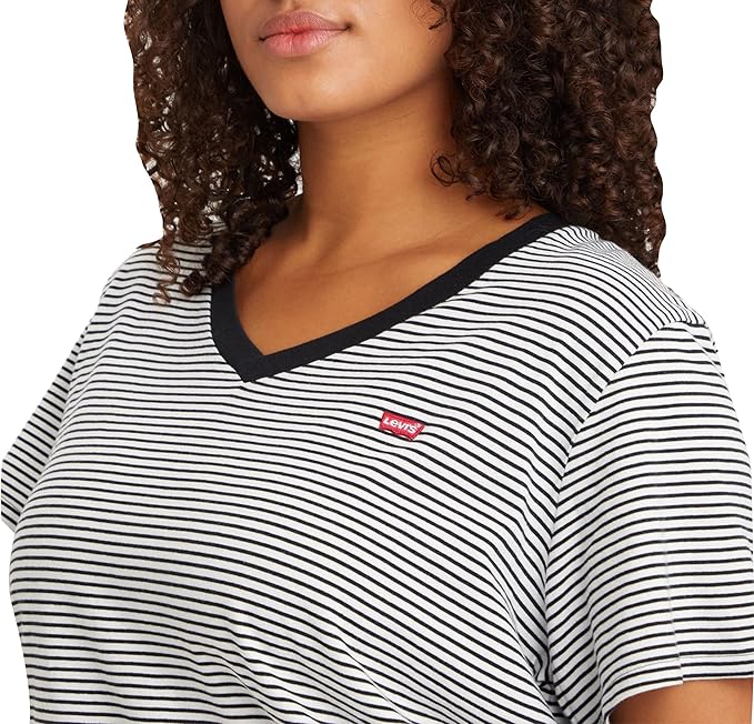 Levis T-shirt Raita Stripe V-neck