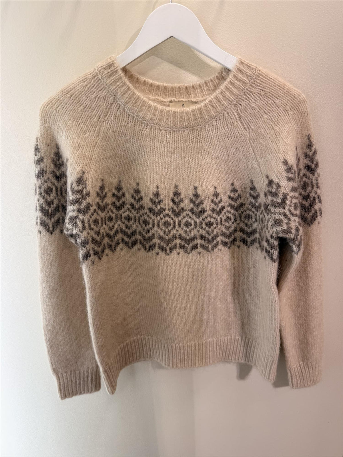Genser Jaquard - Sand Melange