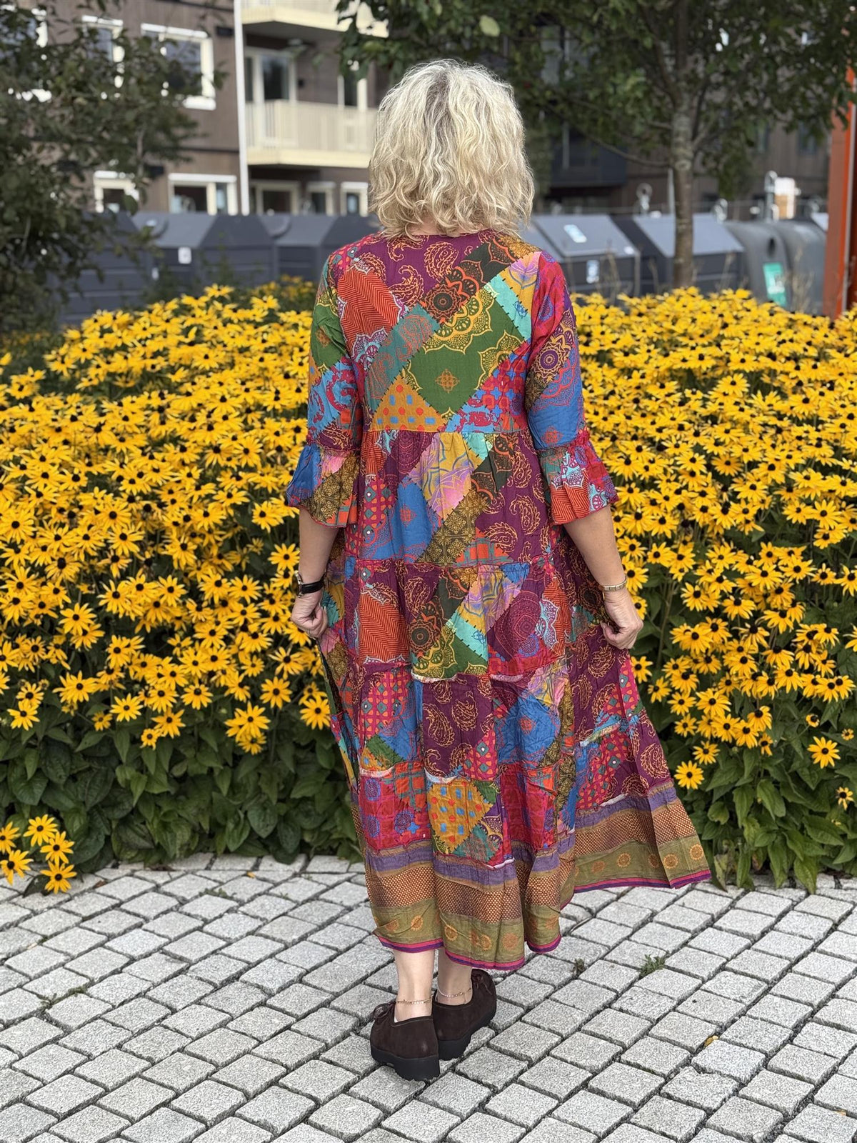 Vinicuna Dress Layers Print