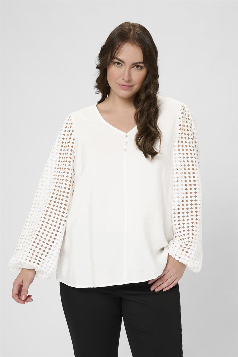KCtulla Blouse Chalk