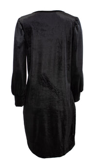 Kjole Velour Cloe sort