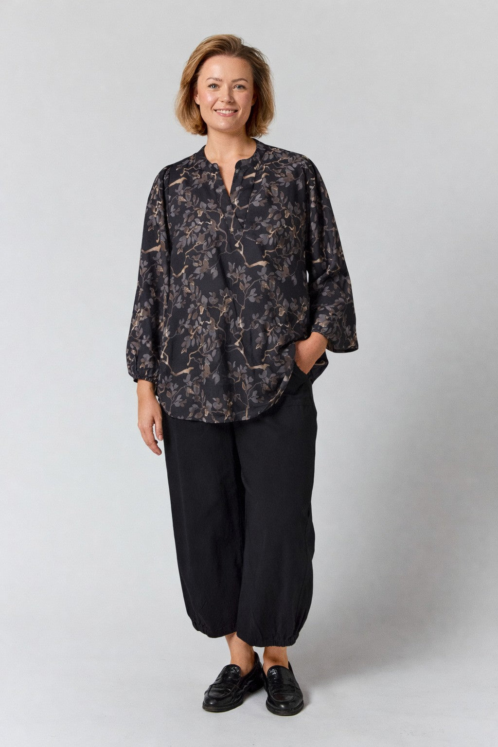 GVilde Blouse Black/Grey