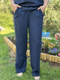 Bukse Lin Navy
