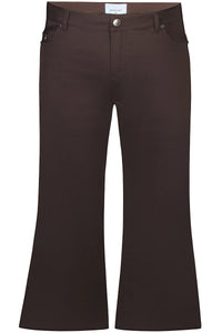 Bukse Flare Bootcut Chocolade