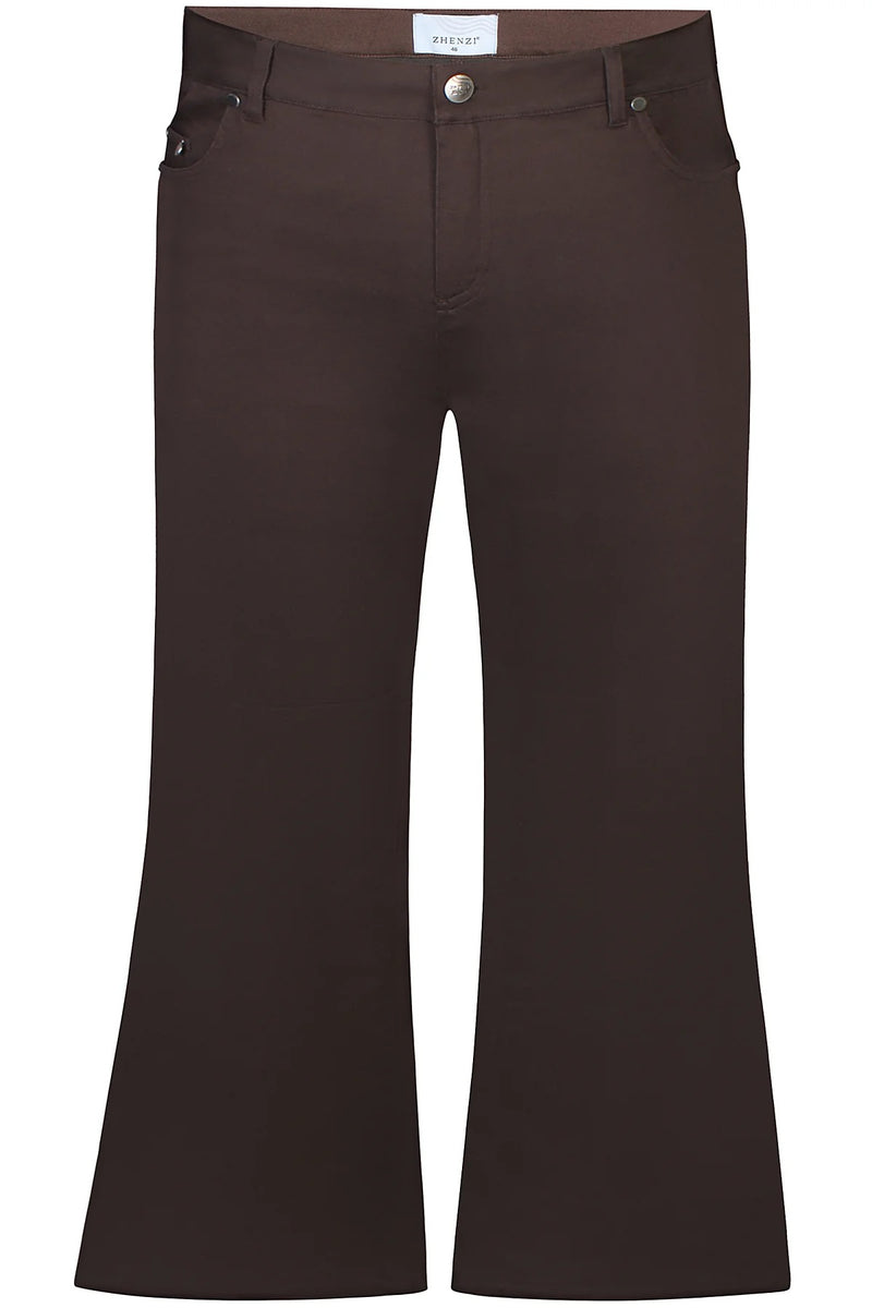 Bukse Flare Bootcut Chocolade