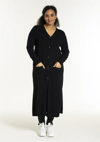 Helsinki Cardigan, FOOTLONG Black