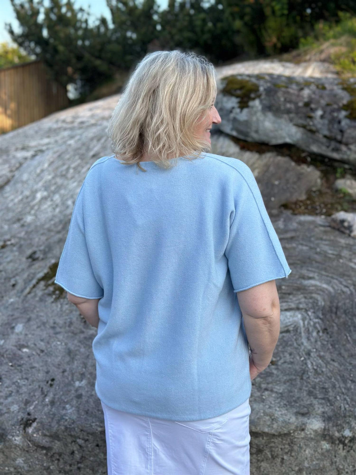 Genser Mona Lys blå