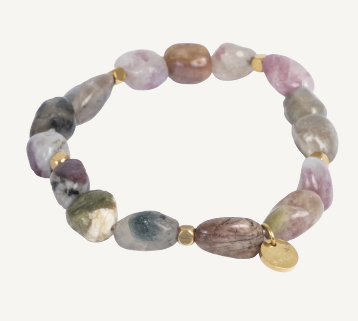 Armbånd, turmalin, Steel G