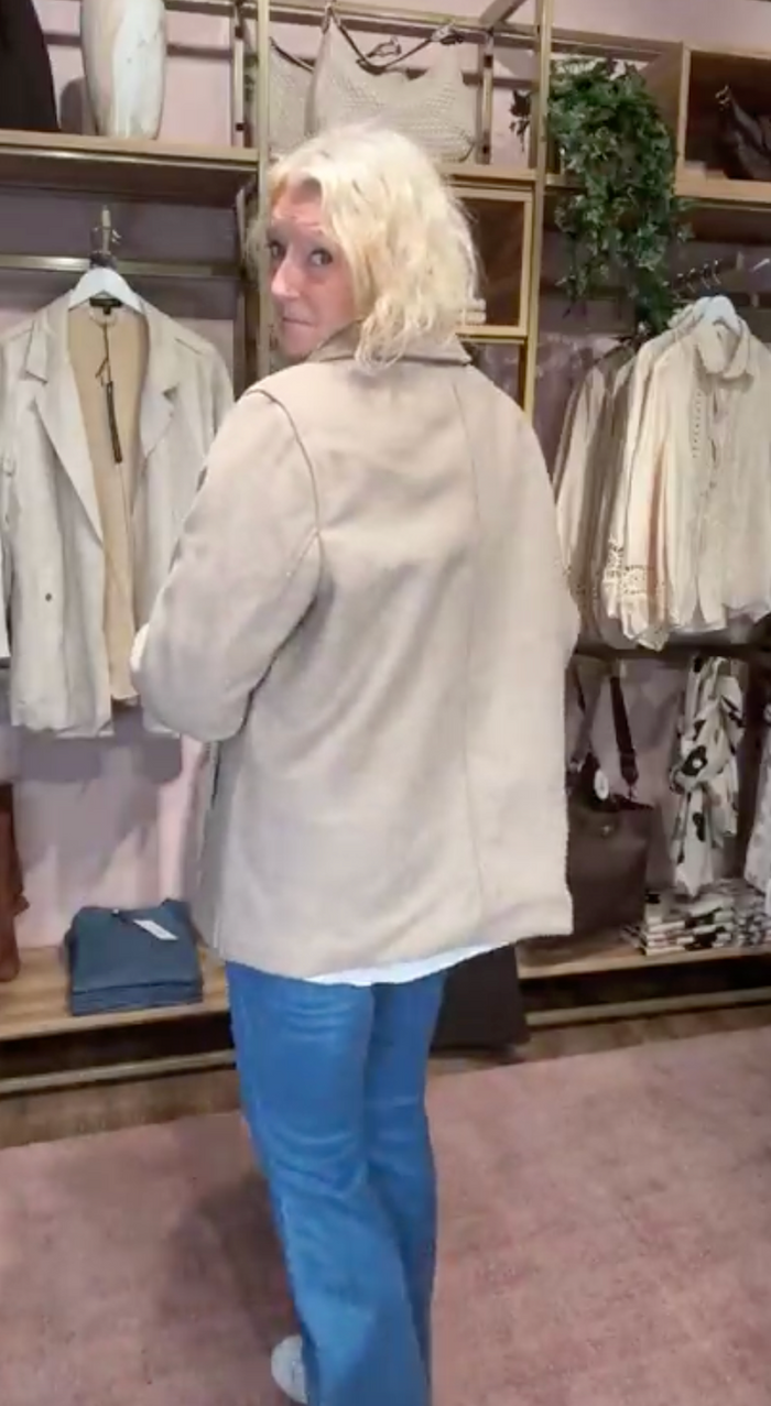 Jakke Camel Melange