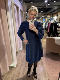 Kjole Tea Lux Navy (Glitter)