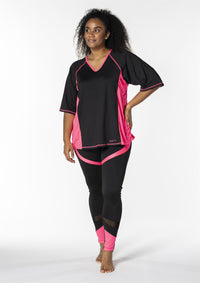 SFitness T-shirt Black/Pink
