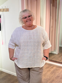 Topp Jaquard Offwhite