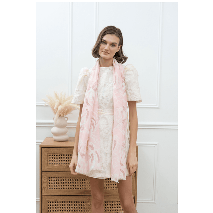 Skjerf Mona Lys Rosa