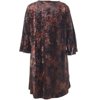 SHelda Dress Brown Velvet