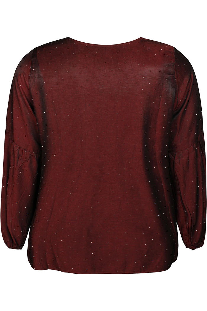 Bluse Tica Burgunder